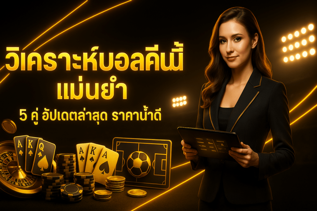 วิเคราะห์บอลคืนนี้ แม่นยำ