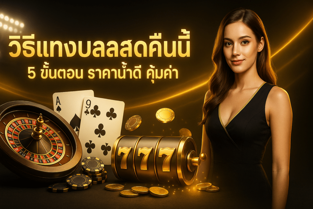 วิธีแทงบอลสดคืนนี้