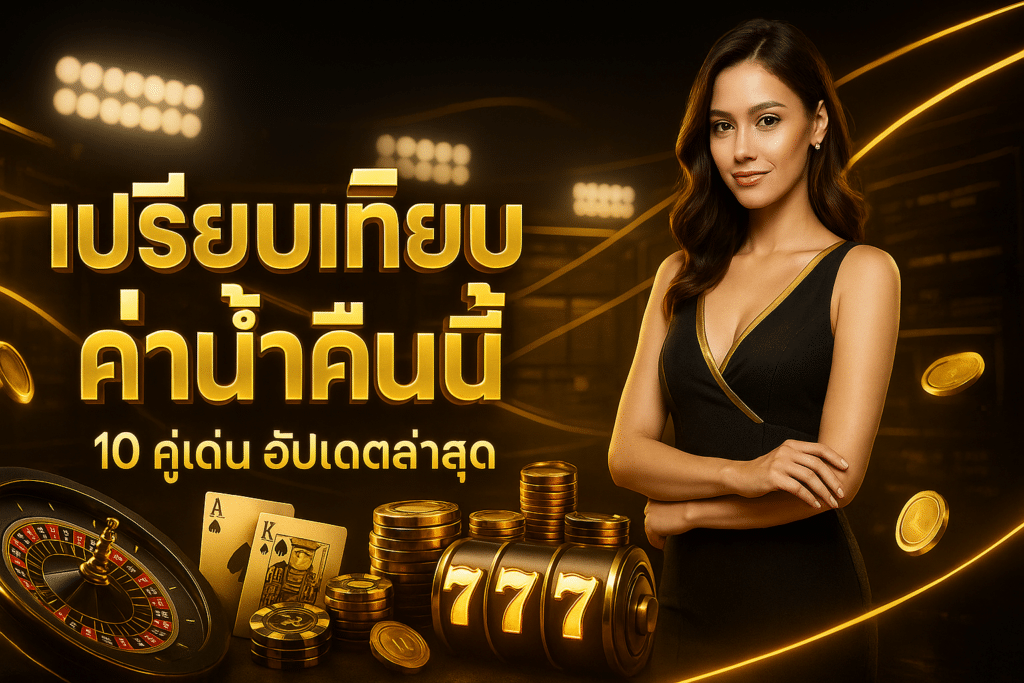 เปรียบเทียบค่าน้ำคืนนี้