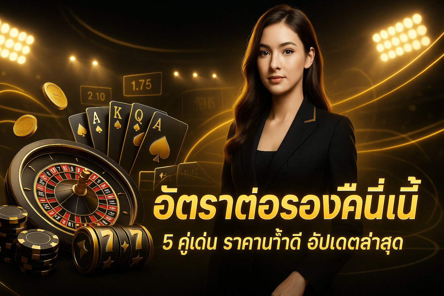 อัตราต่อรองคืนนี้
