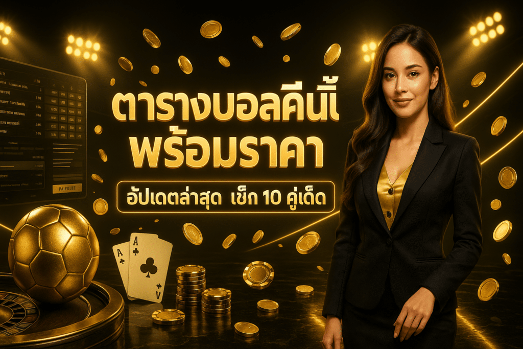 ตารางบอลคืนนี้ พร้อมราคา