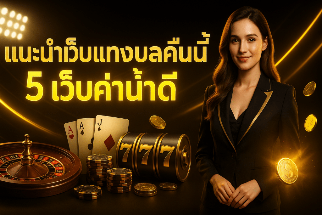 แนะนำเว็บแทงบอลคืนนี้